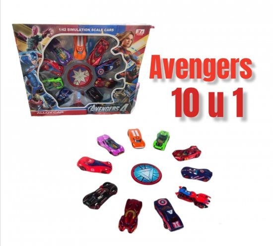 10 u 1 Avengers Metalni autići - 10 u 1 Avengers Metalni autići