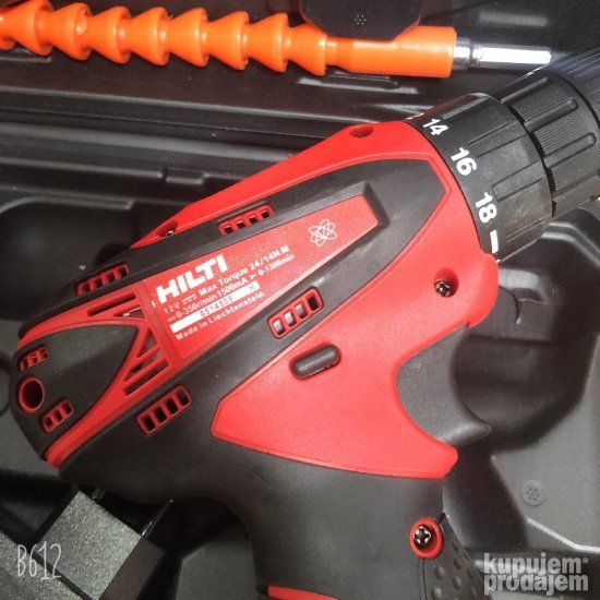 12V HILTI aku busilica sa alatom novo - 12V HILTI aku busilica sa alatom novo