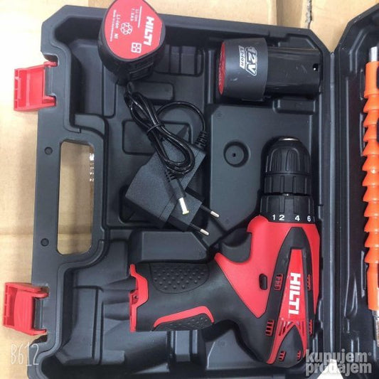 12V HILTI aku busilica sa alatom novo - 12V HILTI aku busilica sa alatom novo