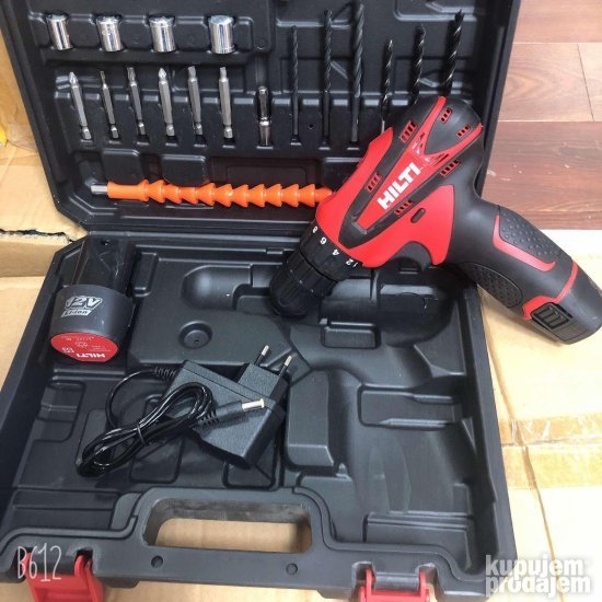 12V HILTI aku busilica sa alatom novo - 12V HILTI aku busilica sa alatom novo